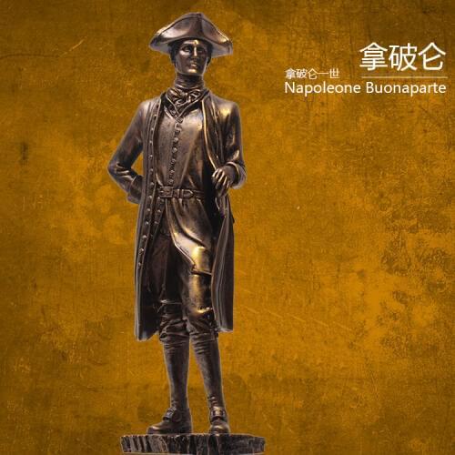 European vintage Napoleon resin statue,Soldiers,cavalry, the leader, the French emperor ornaments/resiCrafts Character sculpture