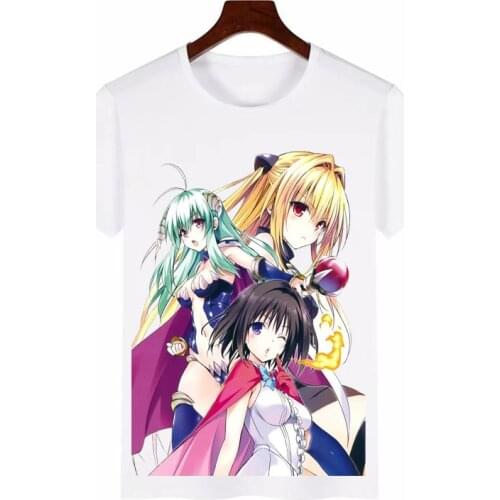 Anime Japanese Anime Shirt To Love-Ru T-Shirts Multi-style Mens & Womens Design T Shirt Milk wire Fabric T Shirt