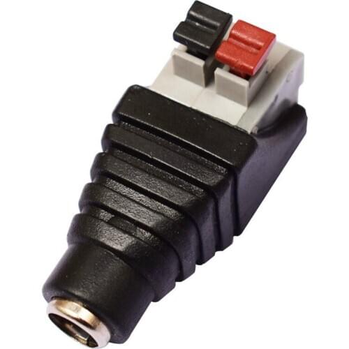 2.1*5.5mm DC Female Power Jack Socket Adapter Plug Connector for CCTV CAMERA