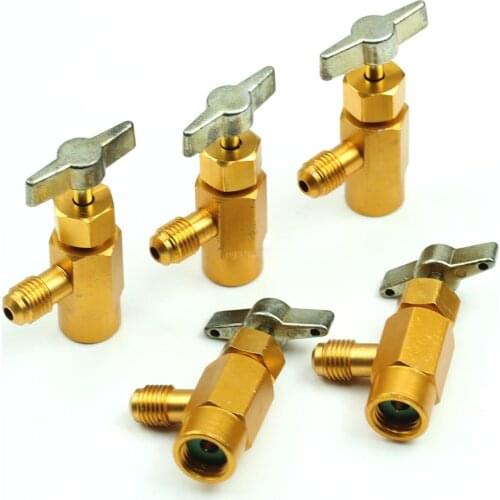 Hot R-134 R-134a AC Refrigerant Tap Can Dispensing 1/2" ACME Thread Valve Tool