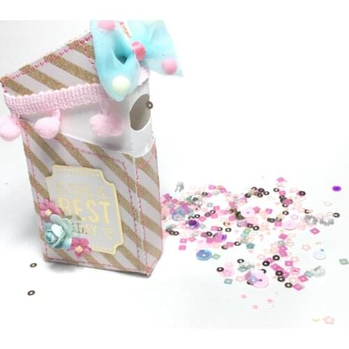 KLJUYP Candy Shaker Box Metal Cutting Dies Scrapbook Paper Craft Decoration dies scrapbooking 04104