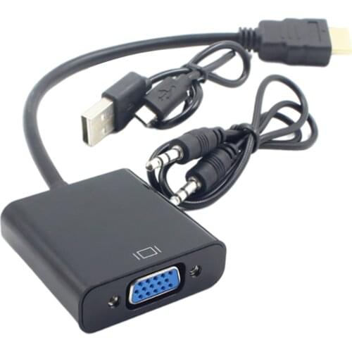 To VGA Cable Converter 1920x1080P for Tablet Laptop PC TV