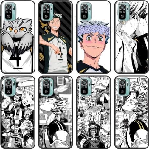 Koutarou Bokuto Haikyuu! Manga Case For Xiaomi Redmi Note 10 Pro 8 7 K40 8T 9S 9C 9A 8A 7A 9T Note 9 8 Pro Phone Cover