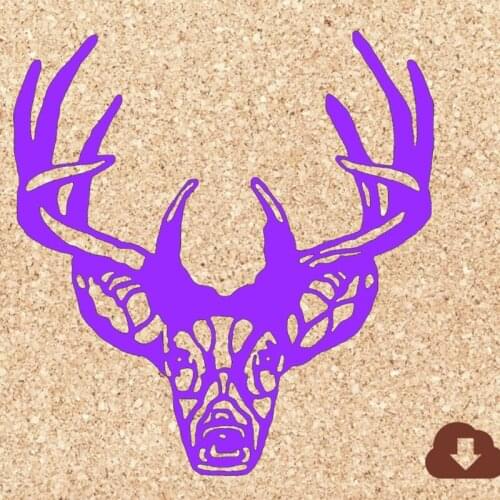 Deer Head Metal Cutting Dies Stencil DIY Scrapbooking Album Paper Card Template