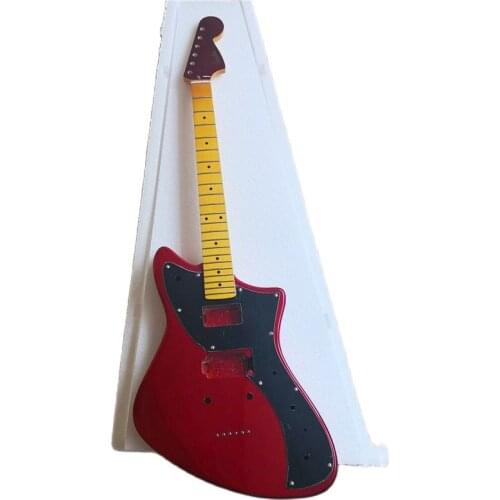 Metal Red Lacquer Guitar Body and Neck, Custom Various Color Guitar Semi-Finished Products