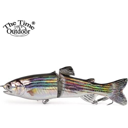 2019 New Artificial Hard Bait Slow Sinking Swimbait Fishing Swim Wobbler Lure For Pike Tuna Bass Fishing 180mm/66g & 130mm/23g