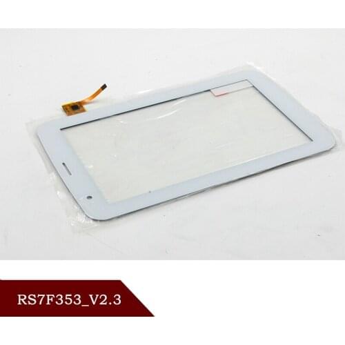 New white for Fly 3G Raysens RS7F353_V2.3 Touch Screen Panel Digitizer Sensor Replacement Parts Free shipping