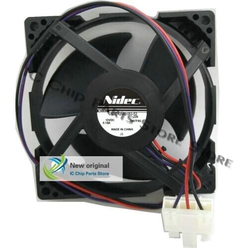 Free shipping Refrigerated cooling fan New Original for nidec 9CM U92C12MS1B3-52 12V 0.16A waterproof cooler