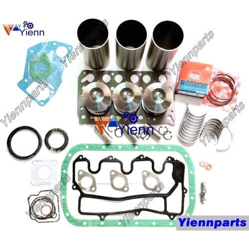 For ISUZU 3LD2 Overhaul Rebuild Kit Piston Ring Gasket Bearing Set For JOHN DEERE 27CZTC 35CZTC Excavators Diesel Engine Parts