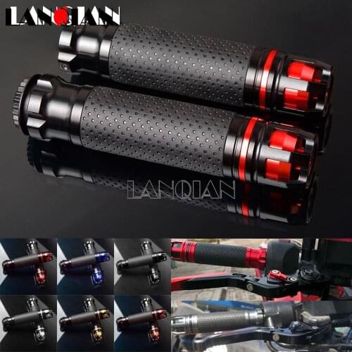 7/8" Motorcycle Aluminum Handle Grip Handle Bar Grips For Suzuki SFV650 GLADIUS SV650 TL1000S 600 750 KATANA DR 650 S SE SV650 S