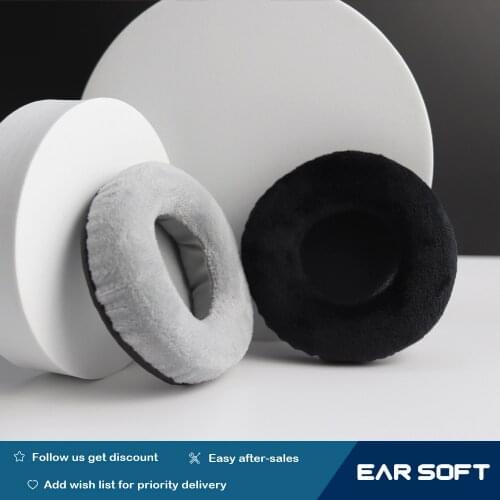 Earsoft Replacement Cushions for Koss HQ2 Headphones Cushion Velvet Ear Pads Headset Cover Earmuff Sleeve