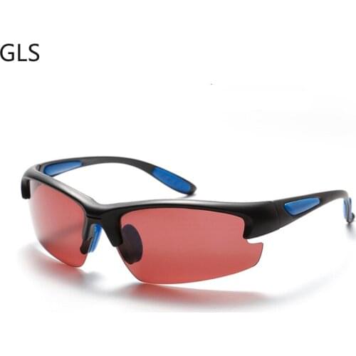 GLS Silica Gel High Temperature Resistant Fishing Sunglasses 19g Ultra Light Breathable High Definition Polarized Glasses 2021