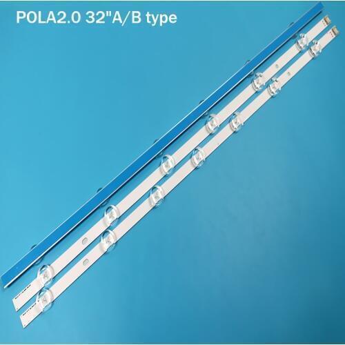 3xLED Backlight strip for LG 32"TV POLA 2.0 POLA2.0 HC320DXN-VSFP4-21X 32LN5100 32LN545B 32LN5180 32LN550B 32LN540B 32LN536U