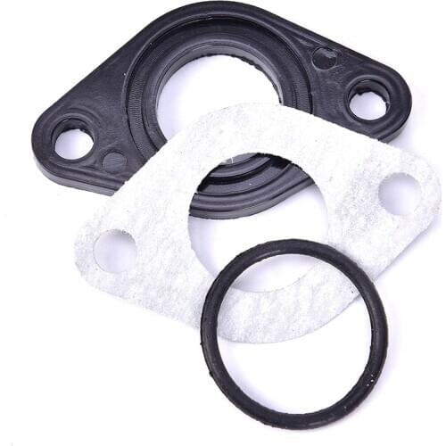 Bike Carburetor Carb Manifold Intake Pipe Gasket Spacer Seal 19mm Plastic High quality Very Durable For Pit Dirt 110cc 125cc