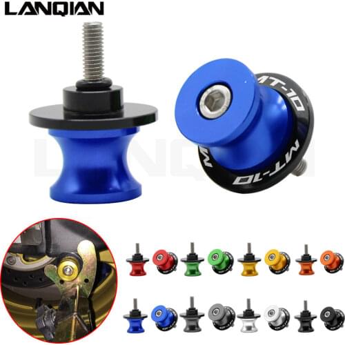 Arm Stand Screws M6 For YAMAHA MT10 MT-10 MT 10 CNC Aluminum Motorcycle Accessories Swingarm Spools Slider 6mm Swing