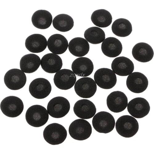 30Pcs 15mm Soft Foam Sponge Earphone Headphone Earbud Ear Pad Covers Replacement Whosale&Dropship