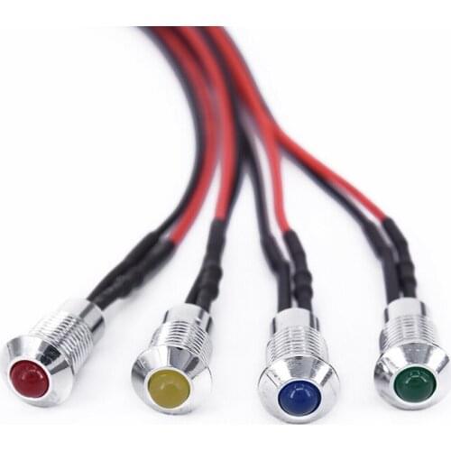 Repair LED Indicator Lights Lamp Pilot Replacement Set Spare 4pcs Truck