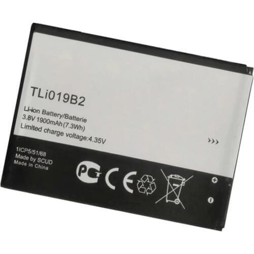 10pcs/lot Original TLi019B2 Battery For Alcatel One Touch Pop C7 OT-7041 7041D Dual CAB1900003C2 1900mAh Mobile Phone Batteries