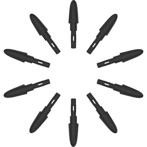 VEIKK P001 10pcs Replacement Pen Nibs Battery free Stylus Wear-resistant Pen Nib for VEIKK S640 A30 Graphics Tablets