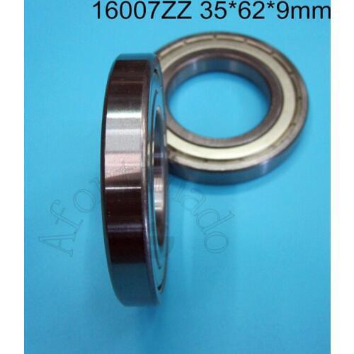 16007ZZ 35*62*9 mm 1Piece free shippping bearing 16007 16007Z 16007ZZ chrome steel deep groove bearing