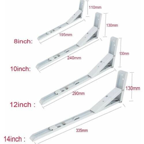 2Pcs Folding Metal Right Angle Table Shelf Wall Bracket Adjustable Table Shelf Heavy Bench Support Furniture Hardware Accessory
