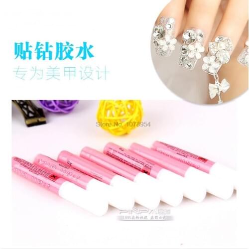 200set 20pcs Nail Glue Transparent And Seamless Sticky Drill Paste Nail Piece Glue Nail Point Drill Special Glue Nail Supplies