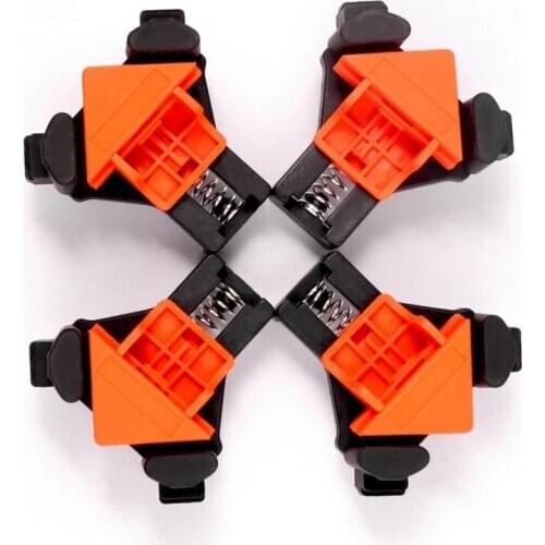 4PCS 90 Degree Right Angle Clamp Fixing Clips Picture Frame Corner Clamp Woodworking Hand Tool