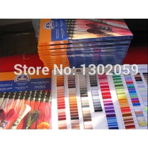 447 Colors DMC Floss thread Embroidery Thread / Cross Stitch Thread Color Chart / Map Book