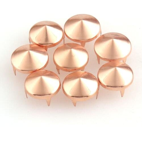 5/8" Metal Spike Round Claw Studs Rivets Cone Decorative Prong Shoes Purse Belt Leather Craft Accessory 50 PCS