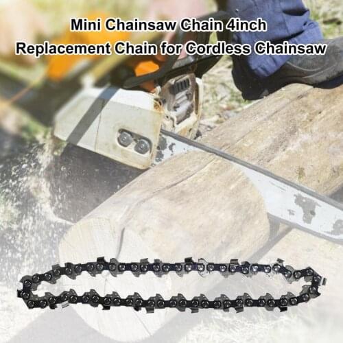 Mini Chainsaw Chain 4inch Replacement Chain For Cordless Chainsaw Replacement Accessory Easy To Replace And Install Garden Tool