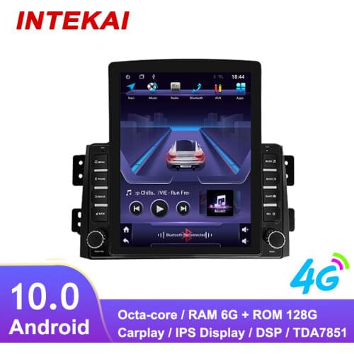 9.7" Vertical Style Tesla Screen Android 10.0 Car Radio GPS Navigation Autoradio Multimedia For Kia Borrego Mohave 2008 2012