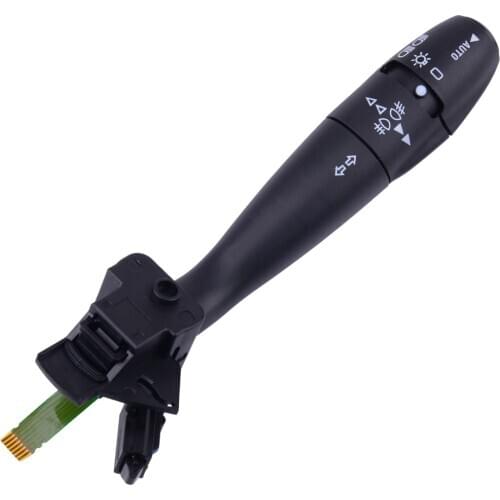 Black Headlight Indicator Stalk Switch Car 96477533XT fit for Peugeot 206 207 307 407 807 1007