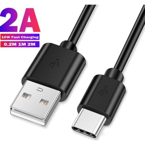 10W 2A USB Type C Fast Charging Cable Data Cord For Samsung S21 Huawei P20 Lite Xiaomi Mi 11 Ultra LG W41 W31 USB C Charger Wire
