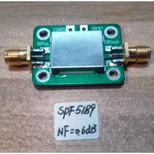 LNA 50-4000MHz SPF5189 NF = 0.6dB LNA RF amplifier Signal Receiver for FM HF VHF / UHF Ham Radio