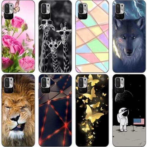 Fashion Soft silicone TPU Back Cover For Redmi Note10 Phone Funda Case For Redmi Note10 Pro Cute Cartoon Case