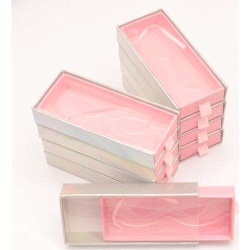 Wholesale eyelash packaging box lashes boxes packaging custom logo 3d mink eyelashes faux cils magnetic drawer case bulk vendors