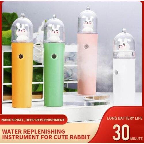 Portable Hydrating Sprayer Facial Nebulizer Cooling in summer USB Moisturizing Skin Care tool Mini Spray Beauty Instrument TSLM1
