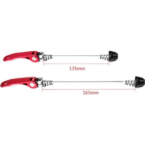 Bicycle Wheel Hub Skewers Front Rear QR Quick Release Axis Skewers Clip Lever Dropship