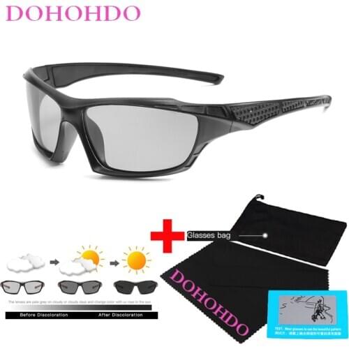 DOHOHDO 2021 Photochromic Polarized Sunglasses Men Women Driving Day And Night Vision Goggles Discolor Sun Glasses Eyeglasses