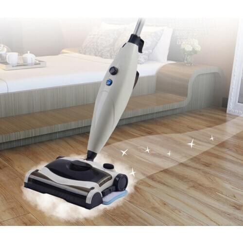 110V/220V 1300W Electric Floor Mop Home Floor Steaming Cleaner Cleaning Tools Vacuuming Sweeper Machine With 400Ml Water Tank