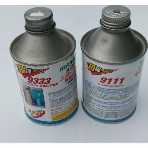 2pcs 9111/9333 300ml High-effect Remover Cleaner/Polish Detached Samsung Screen S7/S6 Lcd Screen Split Screen Potlon