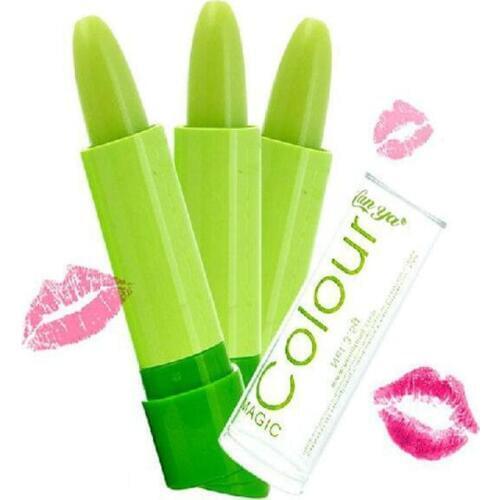 Women Sexy Lip Balm Fruit Flavor Magic Colour Temperature Change Color Lipstick Moisturizer Protection Lips Makeup #395