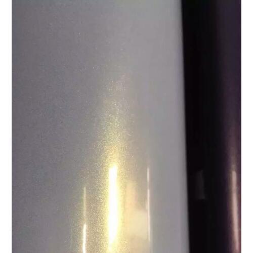 1.52x20m air free bubbles Goden Sand Pearl Vinyl White Car wrapping adhesive film