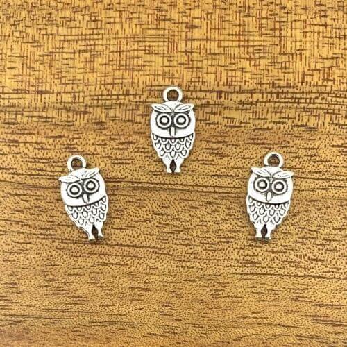 10pcs charm cute thick owl pendant alloy DIY making pendant, fashion pendant alloy