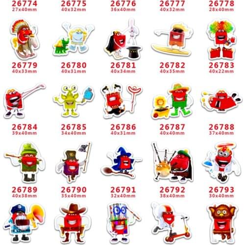 10 Pcs Cartoon Planar Resin Cabochons PR26774