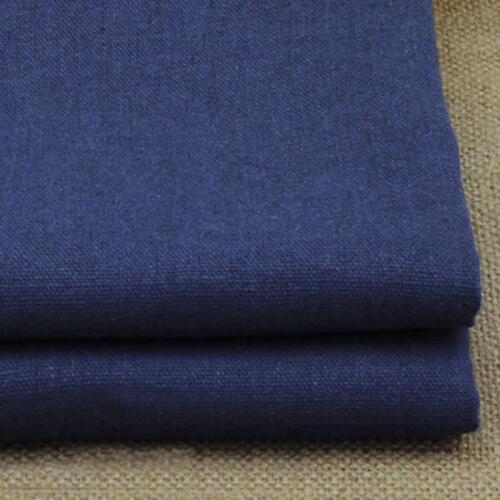 100*140cm dark blue linen cotton upholstery clothing stoffen