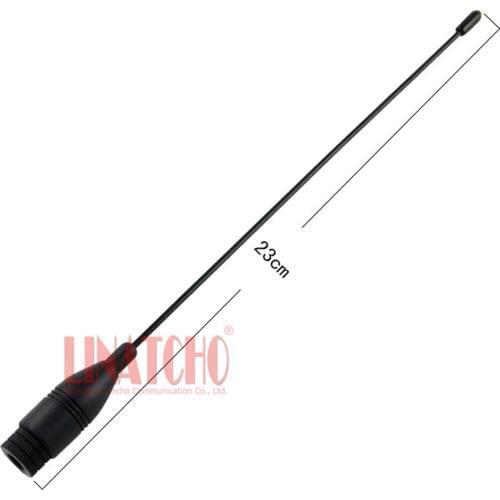 666 144/430mhz UHF VHF dual band handheld ham radio antenna sma male connector