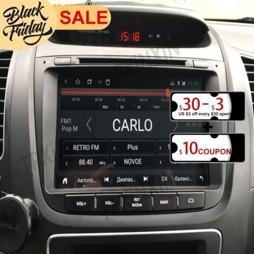 Android 10.0 4G+64G Carplay For KIA Sorento 2013-2014 Multimedia Player Auto Radio Stereo tape recorder Navgationi GPS head uni