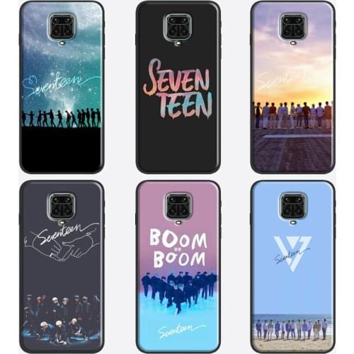 Seventeen KPOP Band Cover For Xiaomi Redmi Note 10 Pro Note 9 Pro Note 8 Pro K40 8T 9S 9A 9C 9T 9 Phone Case