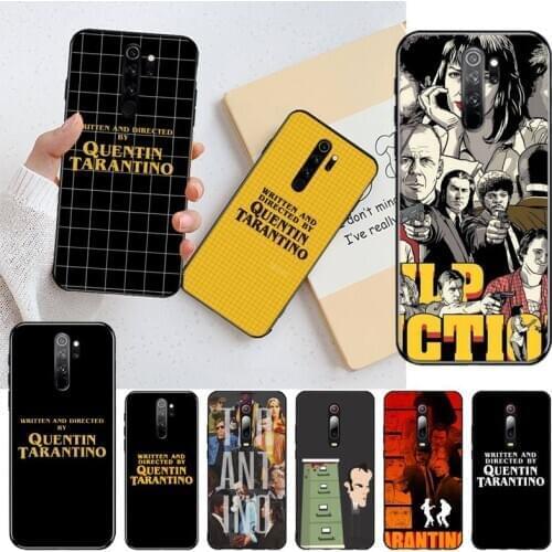 YJZFDYRM Written Directed Quentin Tarantino Coque Shell Phone Case for Redmi Note 9 8 8T 8A 7 6 6A Go Pro Max Redmi 9 K20